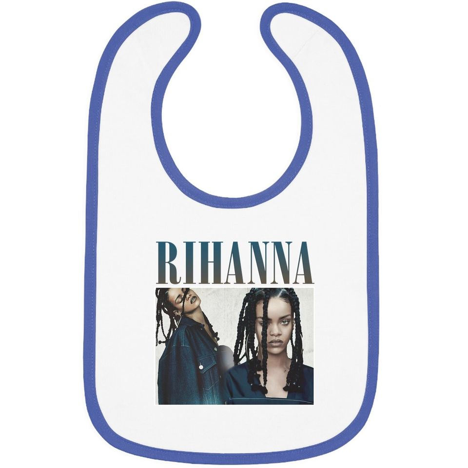 Rihanna Rap Hip Hop 90s Retro Baby Bib