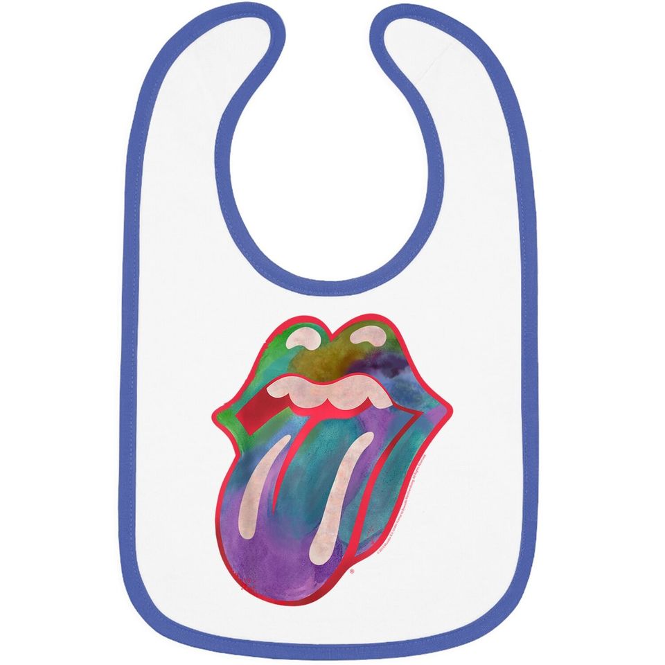 Rolling Stones  Colour Tongue Baby Bib