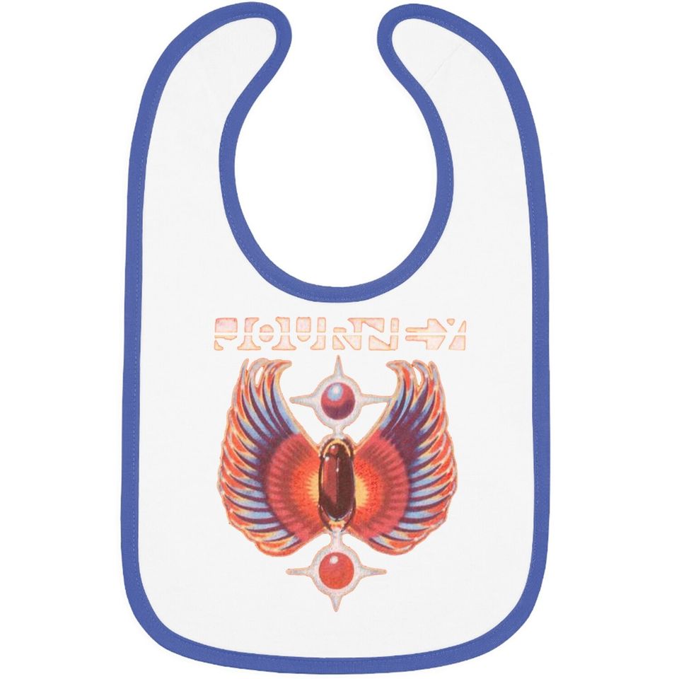 Journey Rock Band Music Group Colored Wings Logo Baby Bib