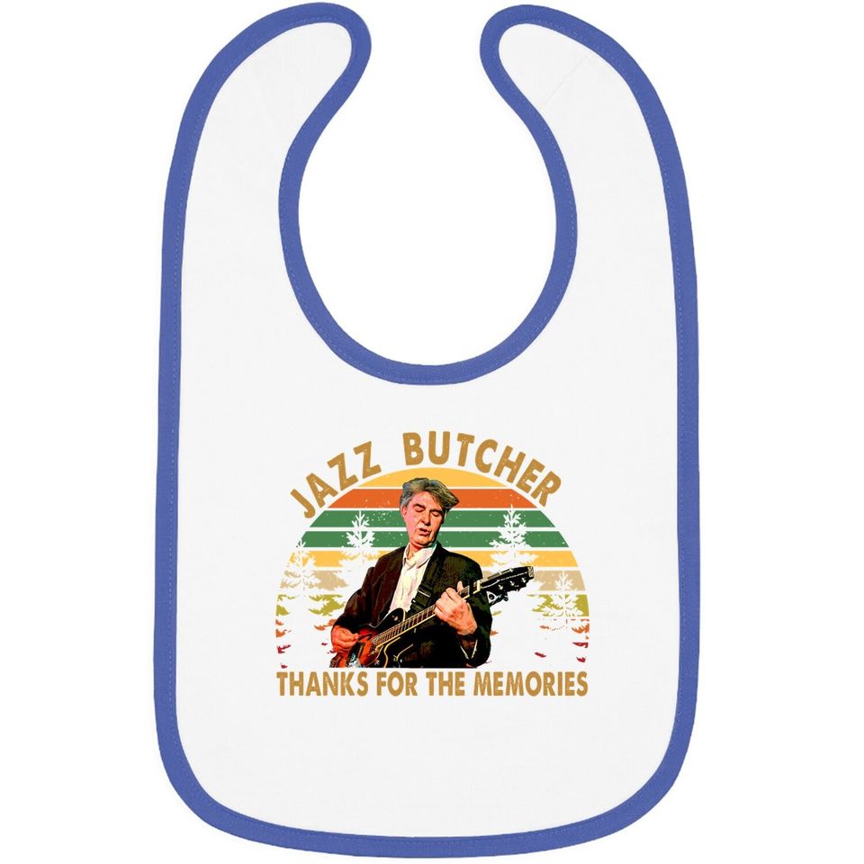 The Jazz Butcher Thanks For The Memories Baby Bib