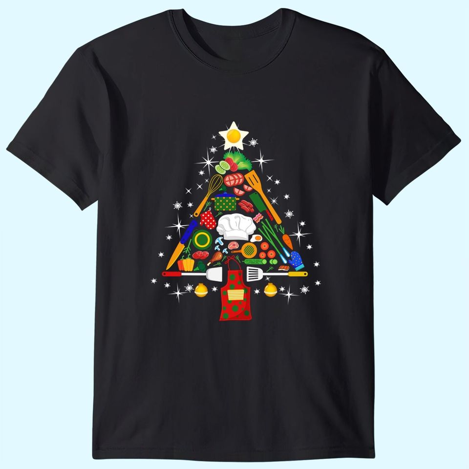Merry Chef-Mas tree T-Shirts