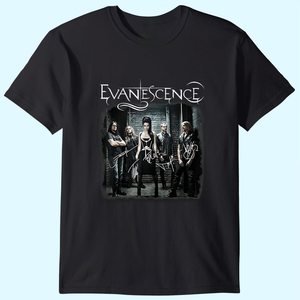 Vintage Evanescences Art Band Music Legend T-Shirt
