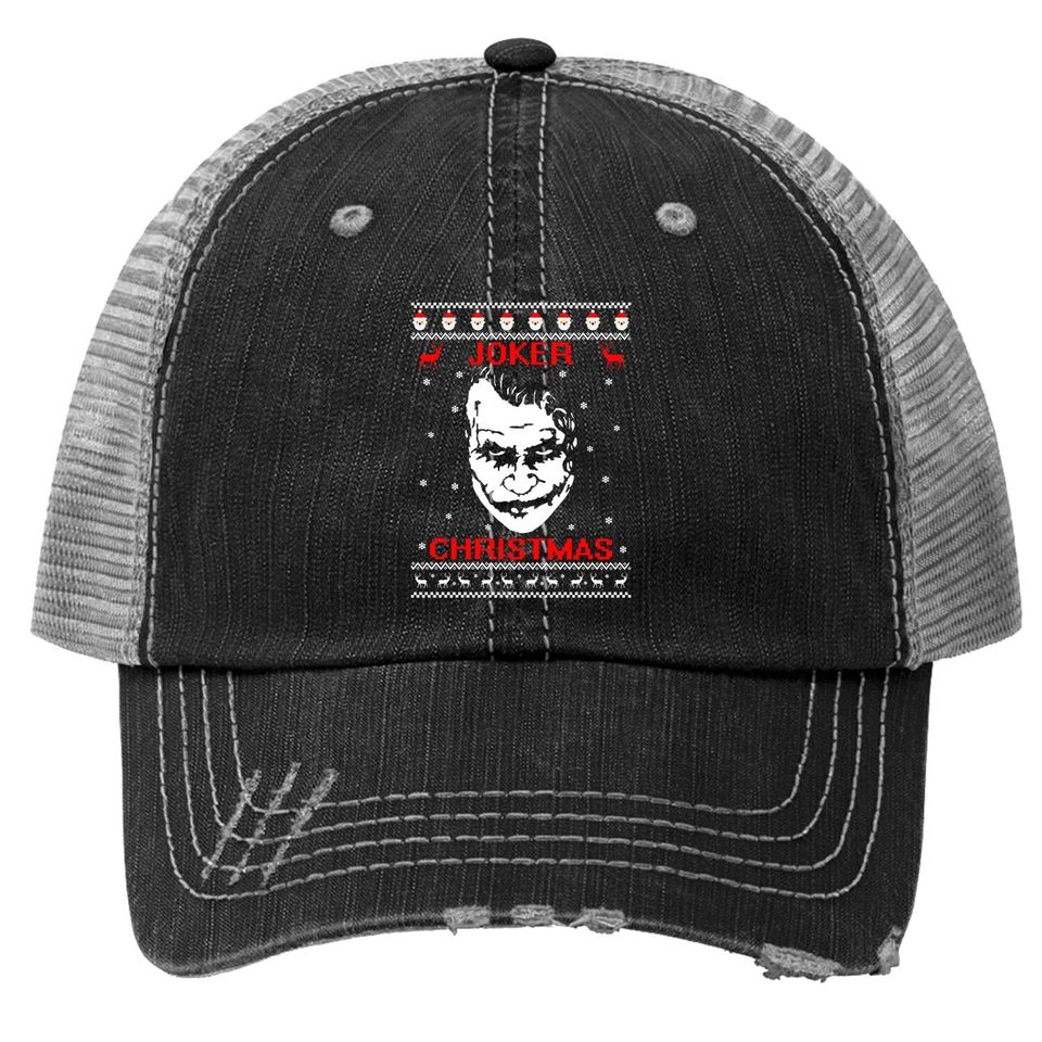 Joker Christmas Trucker Hats