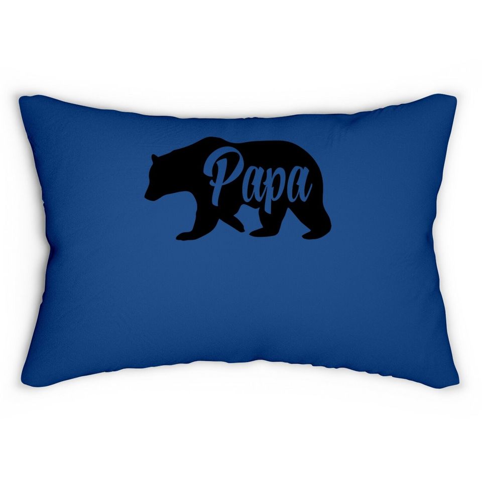 Papa Bear Lumbar Pillow For Dads