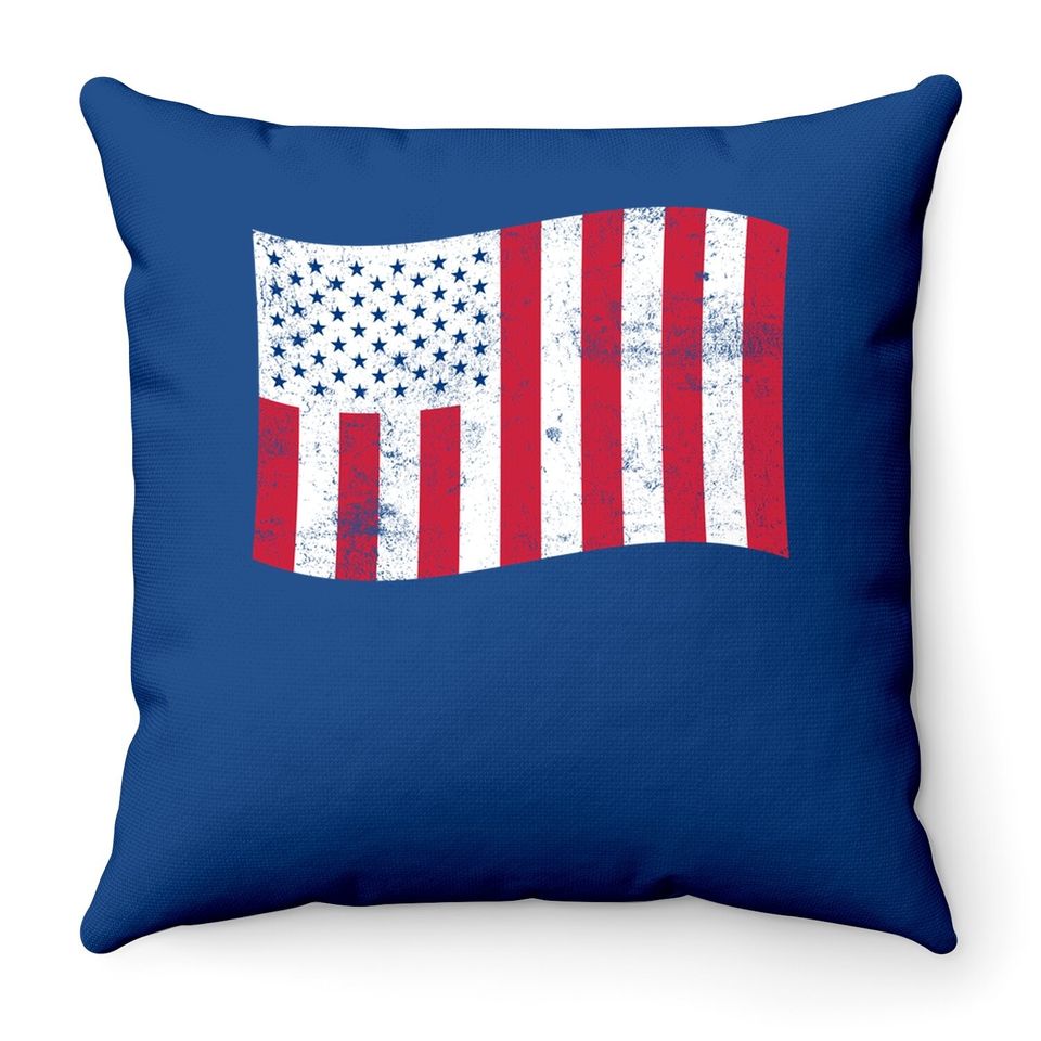 Usa Civil Flag Of Peacetime American Patriot Throw Pillow