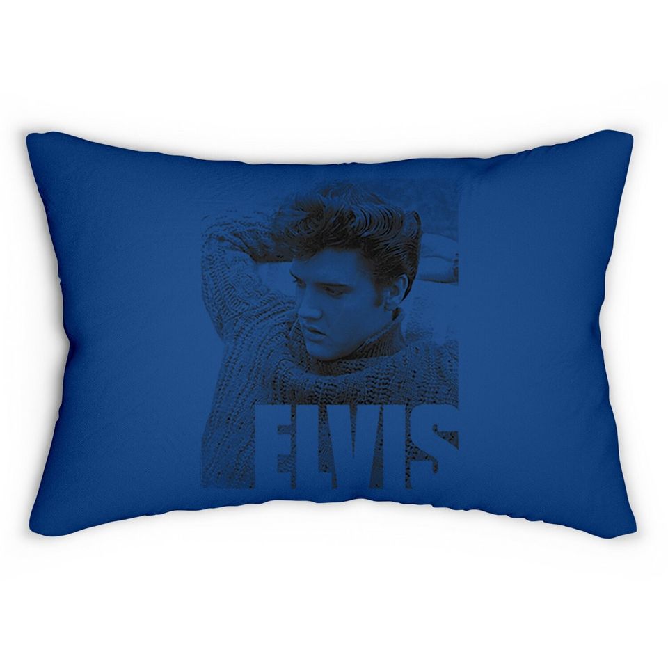 Elvis Presley Relaxing Poster Lumbar Pillow