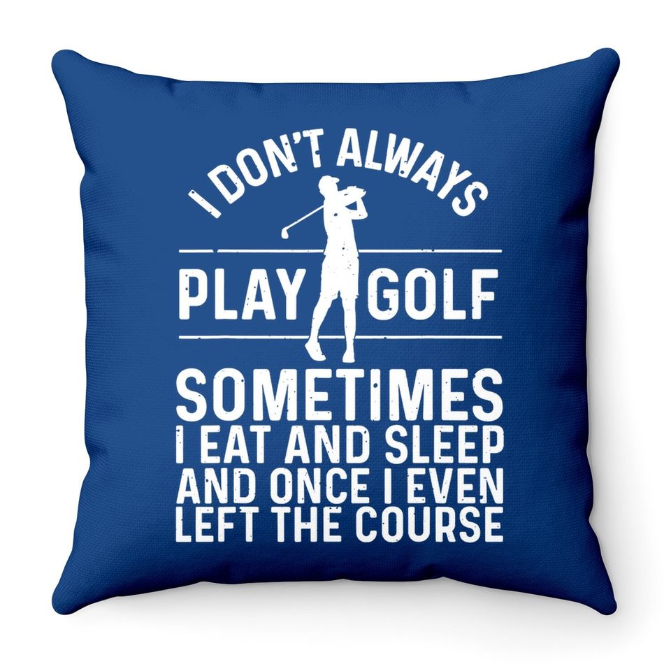 Golf Gifts For Golfer Funny Golfing Lovers Accessories Throw Pillow