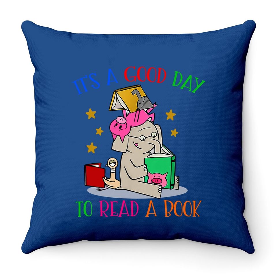 It's A Good Day To Read A Book Throw Pillow Throw Pillow
