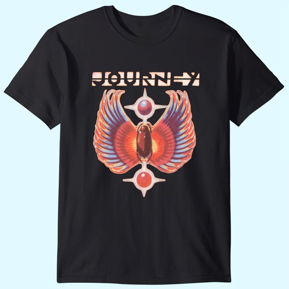 Journey Rock Band Music Group Colored Wings Logo T-Shirt