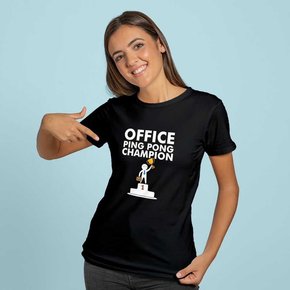 Office Ping Pong Champion and Table Tennis Hoodie