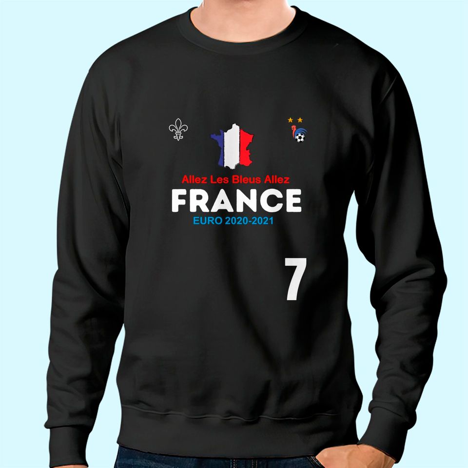 Euro 2021 Men's  Sweatshirt France Flag Football