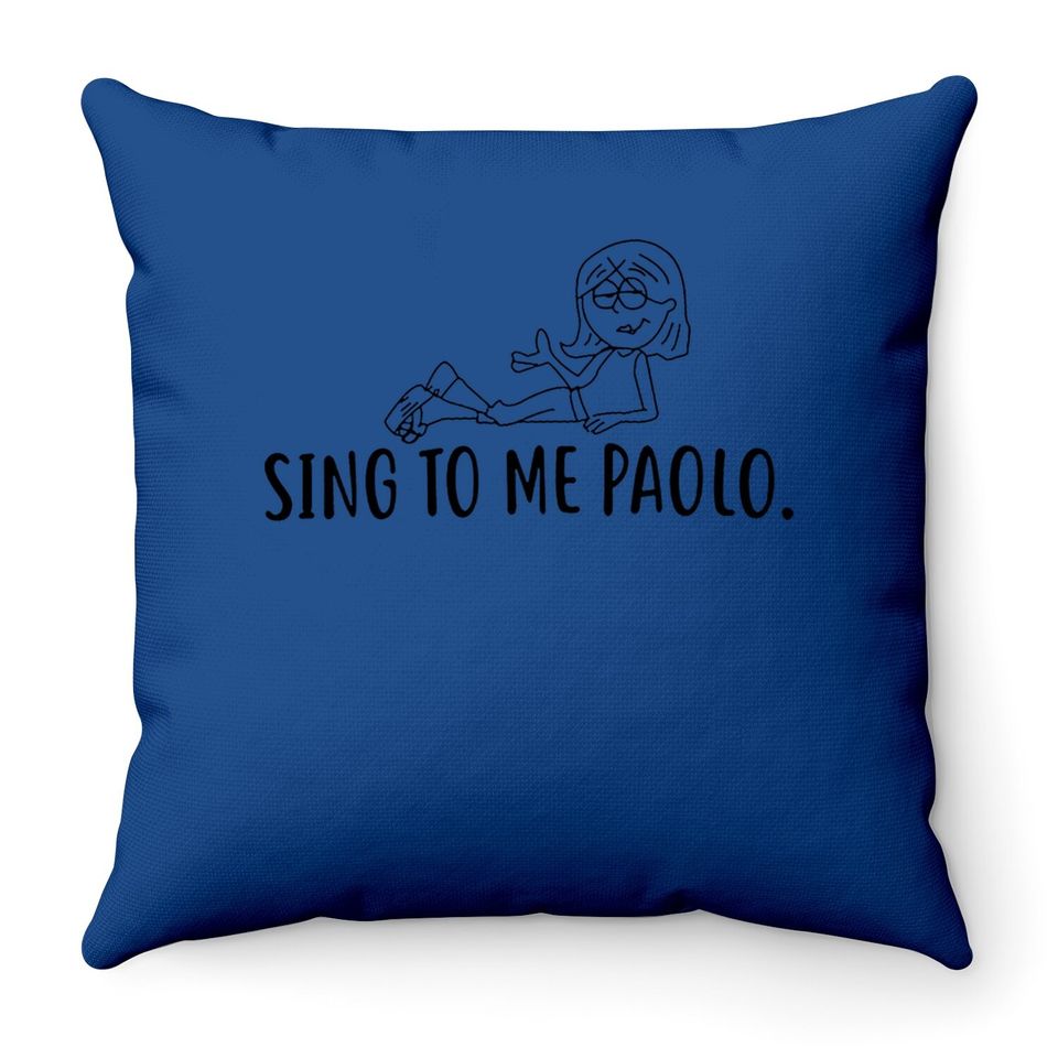 Sing To Me Paolo Lizzie M.c.guire Throw Pillow