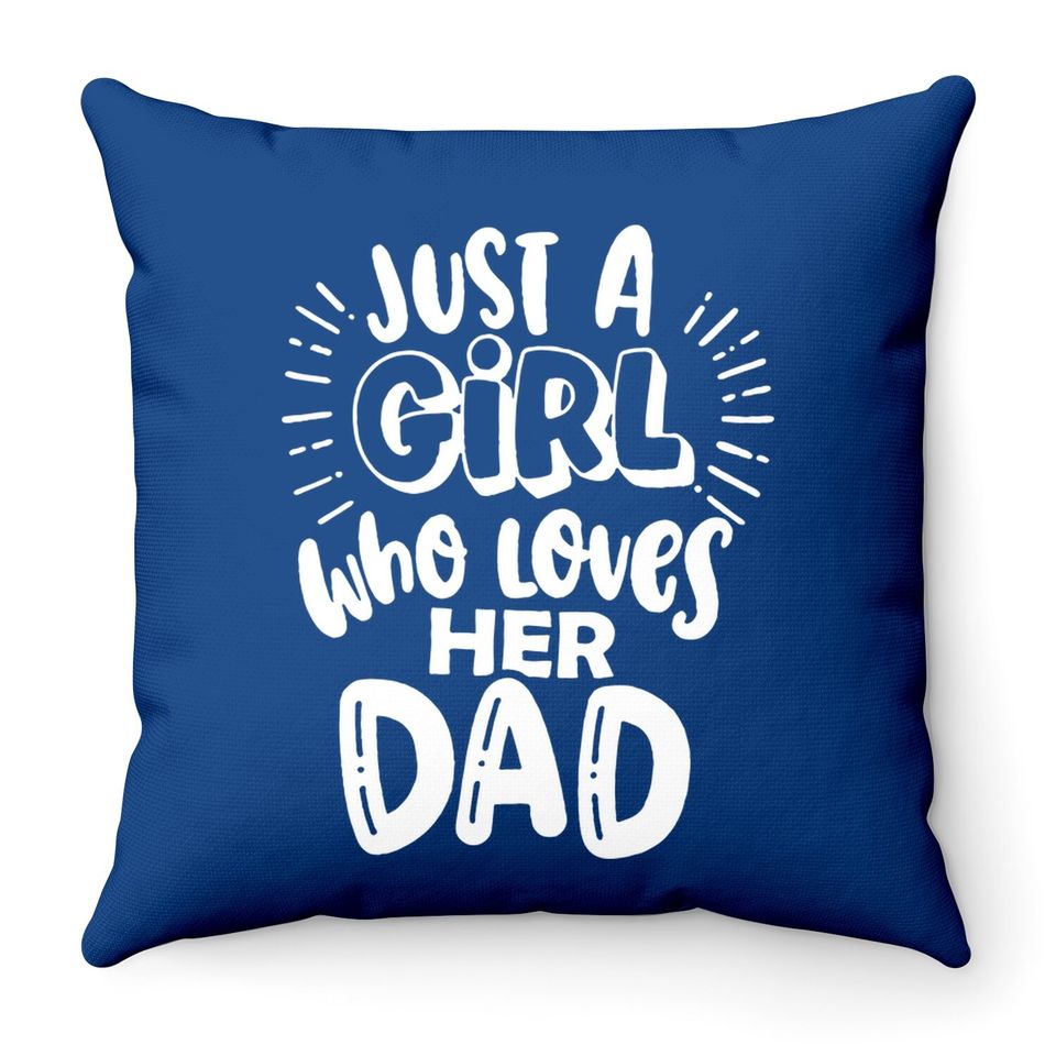 Father And Daughter Matching Throw Pillow