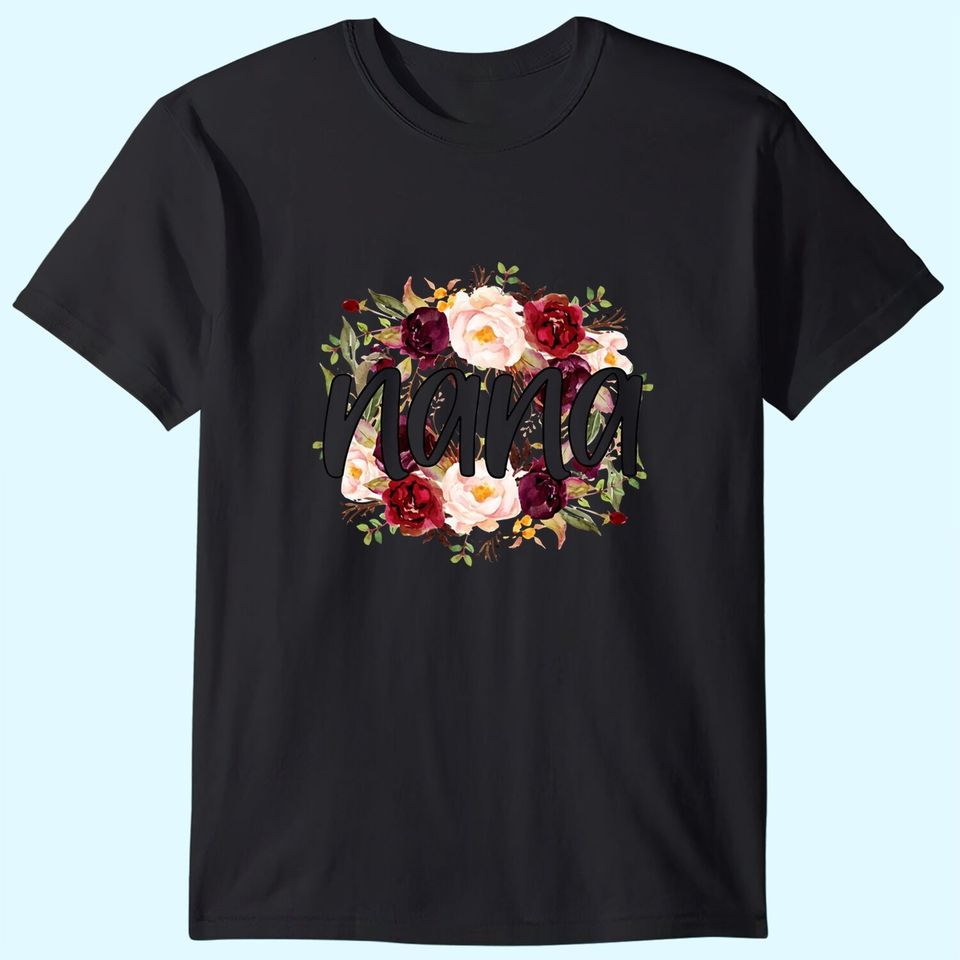 Nana Flower Art T-Shirt