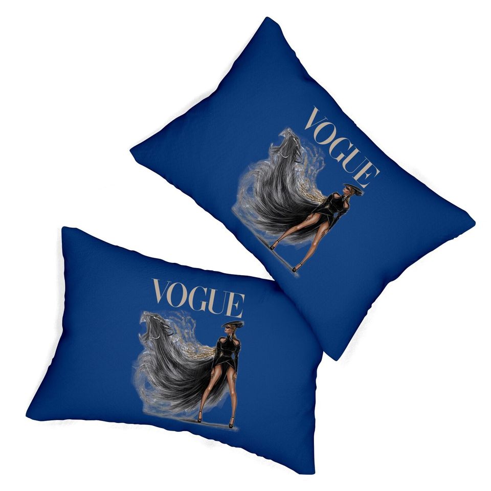 Fashion Vouge Lumbar Pillow