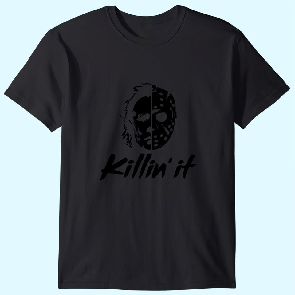 Killin' It Jason and Michael Myers Halloween T-Shirt