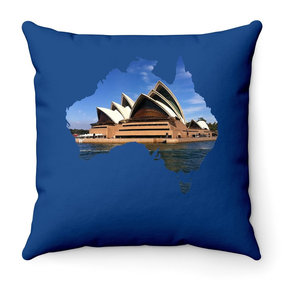 Australia Sydney Opera House Throw Pillow