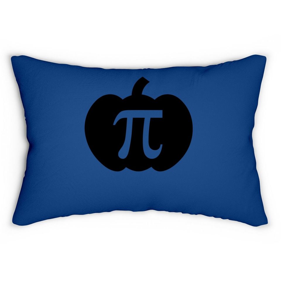 Pumpkin Pi Pie Math Teacher Halloween Lumbar Pillow