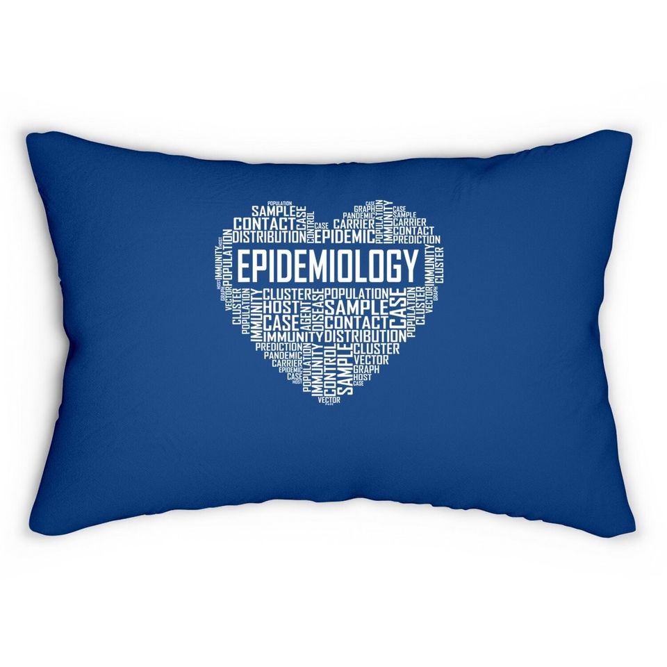 Epidemiology Heart Proud Epidemiologist Lumbar Pillow