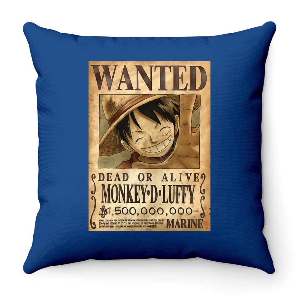 One Piece Monkey D. Luffy Throw Pillow