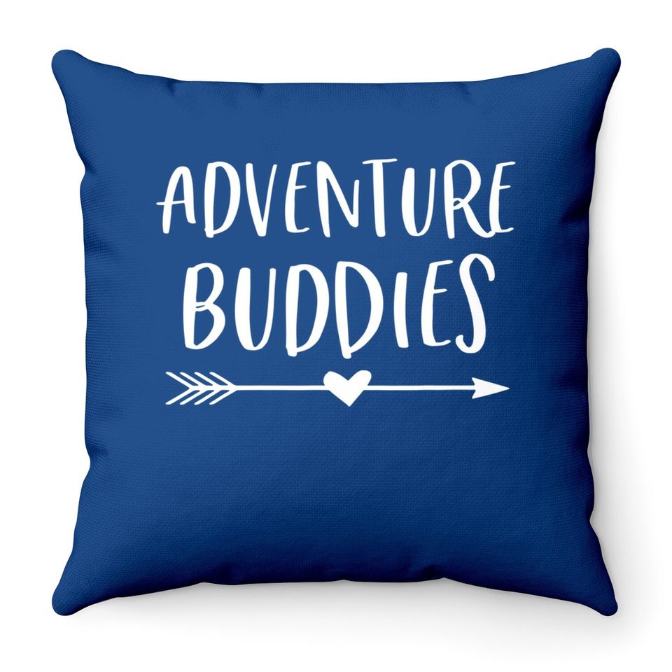 Adventure Buddies Throw Pillow