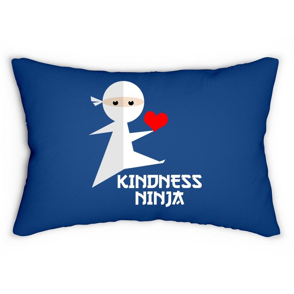 Kindness Ninja Lumbar Pillow