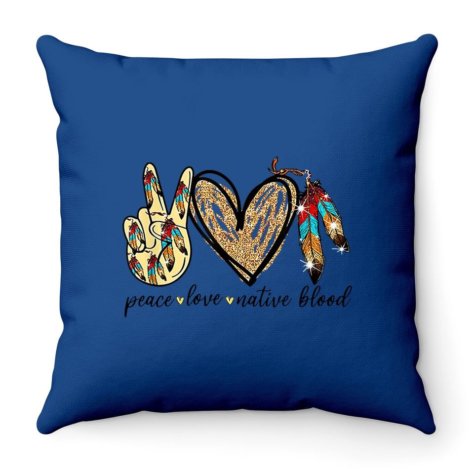 Native Blood Classic Throw Pillow
