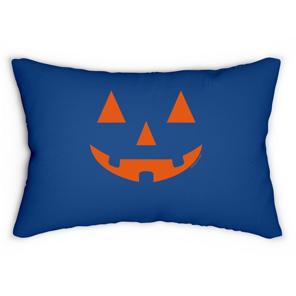 Jack O' Lantern Pumpkin Halloween Lumbar Pillow