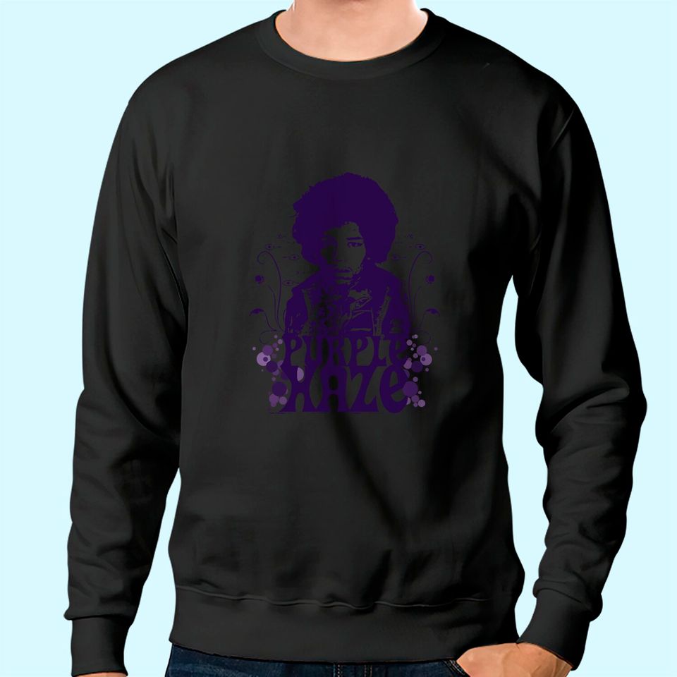 Jimi Hendrix - Mens Purple Haze Sweatshirt