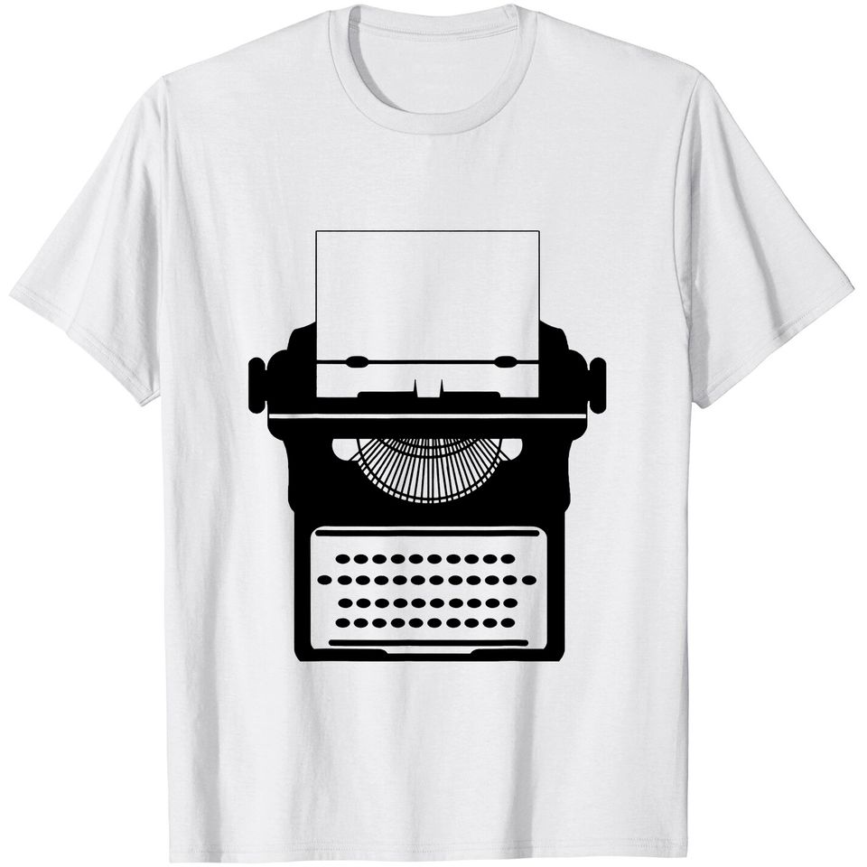 Typewriter T-Shirt Cool Funny T-Shirt