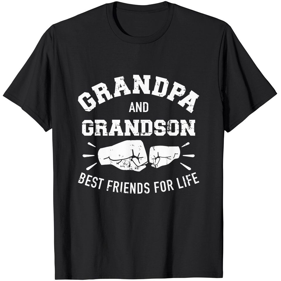 Grandpa And Grandson Best Friends For Life Men's T Shirt