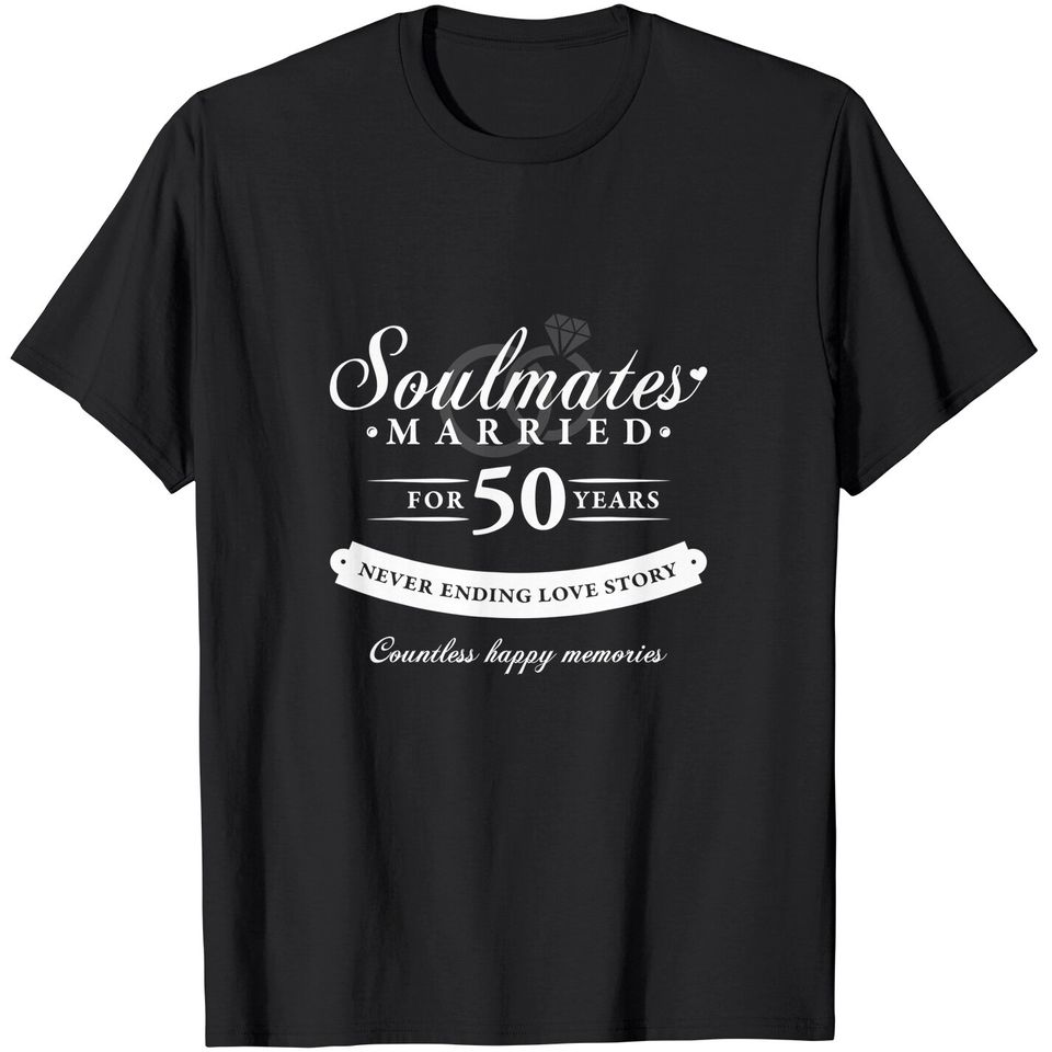 50th Wedding Anniversary 50 years of Marriage T-Shirt