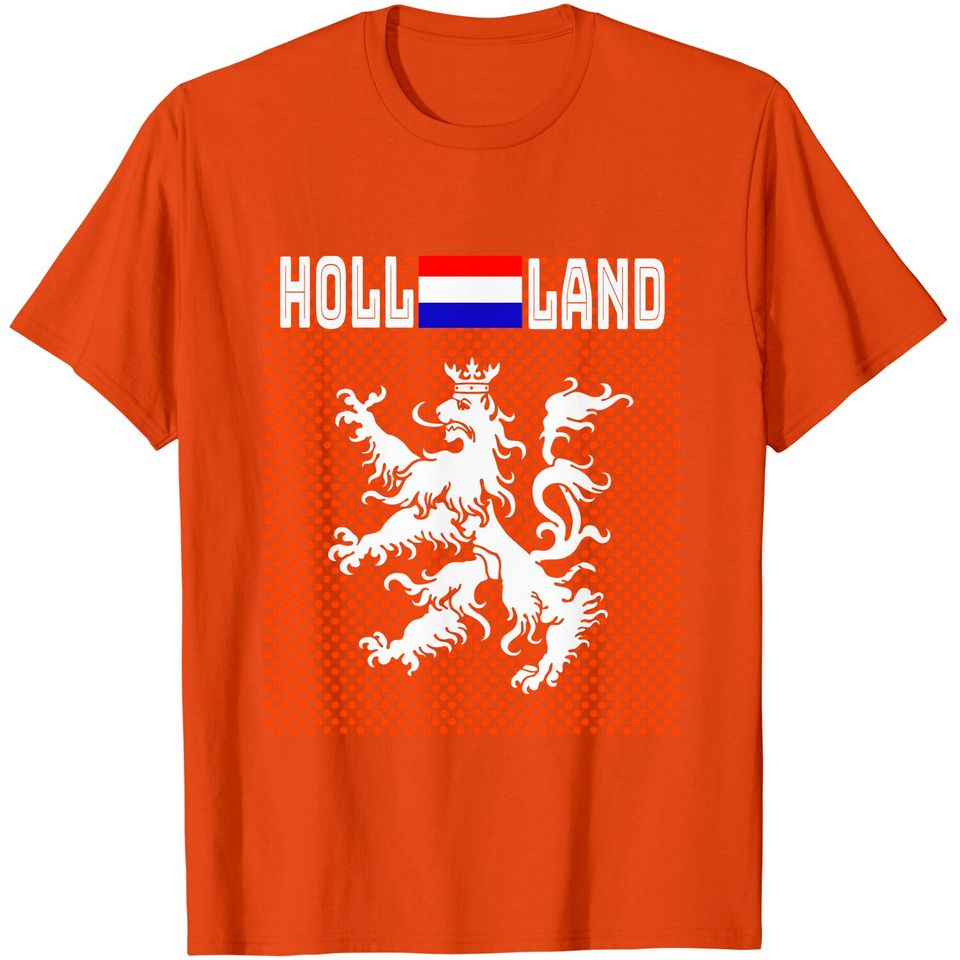 Euro 2021 Men's  T Shirt Holland Soccer