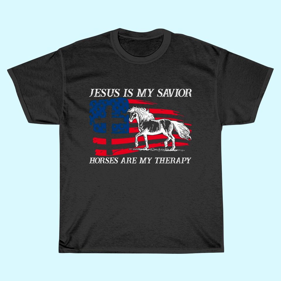 Horses Are My Therapy Classic T-Shirt