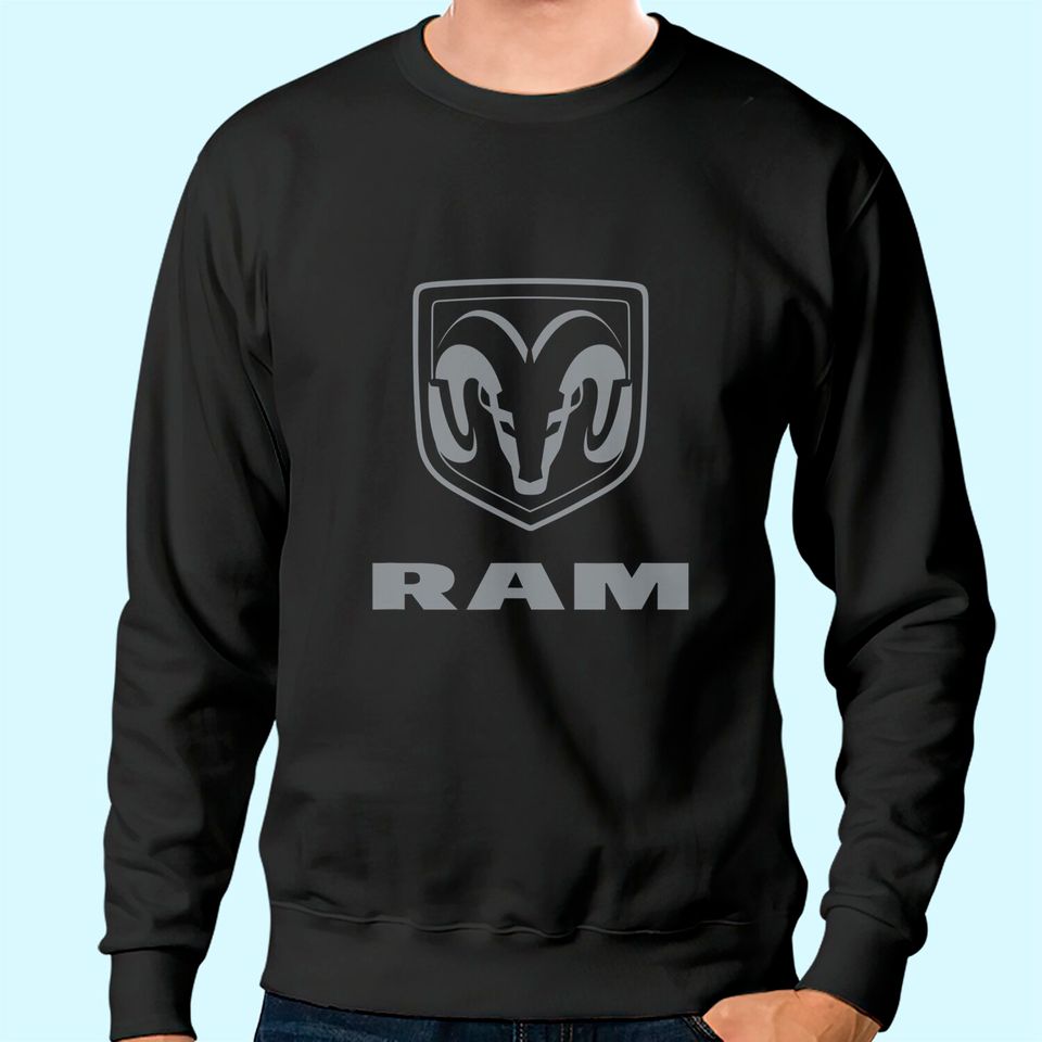Mens Ram Trucks Grey Logo Sweatshirt