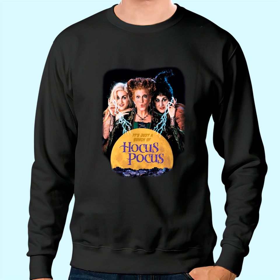 Hocus Pocus Sweatshirt Short Sleeve Graphic Classic Movie Tee Top