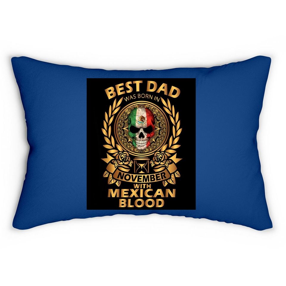 Best Dad Was Born In November Lumbar Pillow