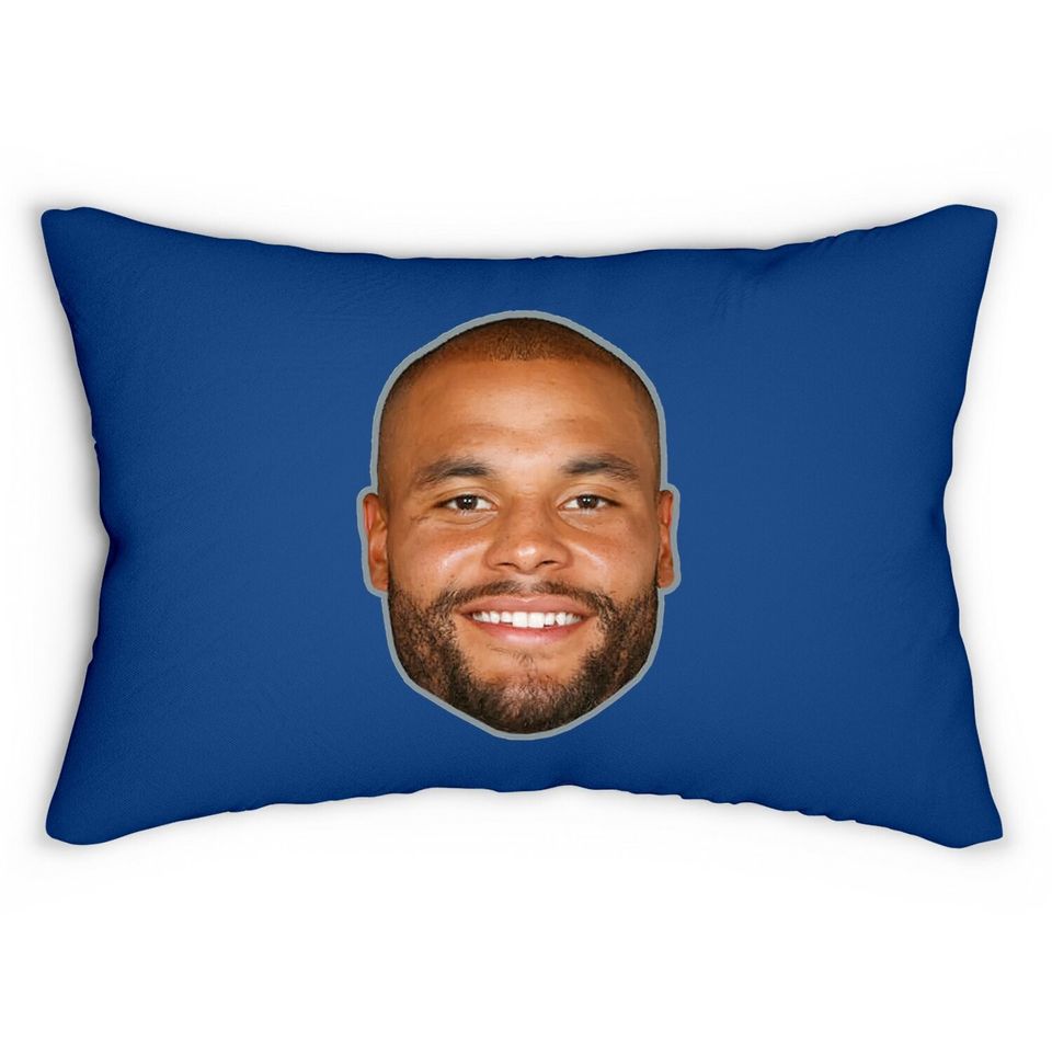 Dak Prescott Dallas Football Fan Lumbar Pillow