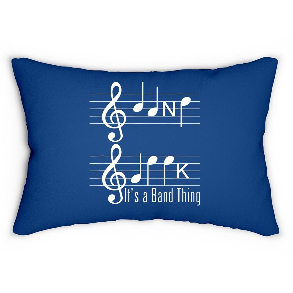 Musicians Band Geek Funny Lumbar Pillow