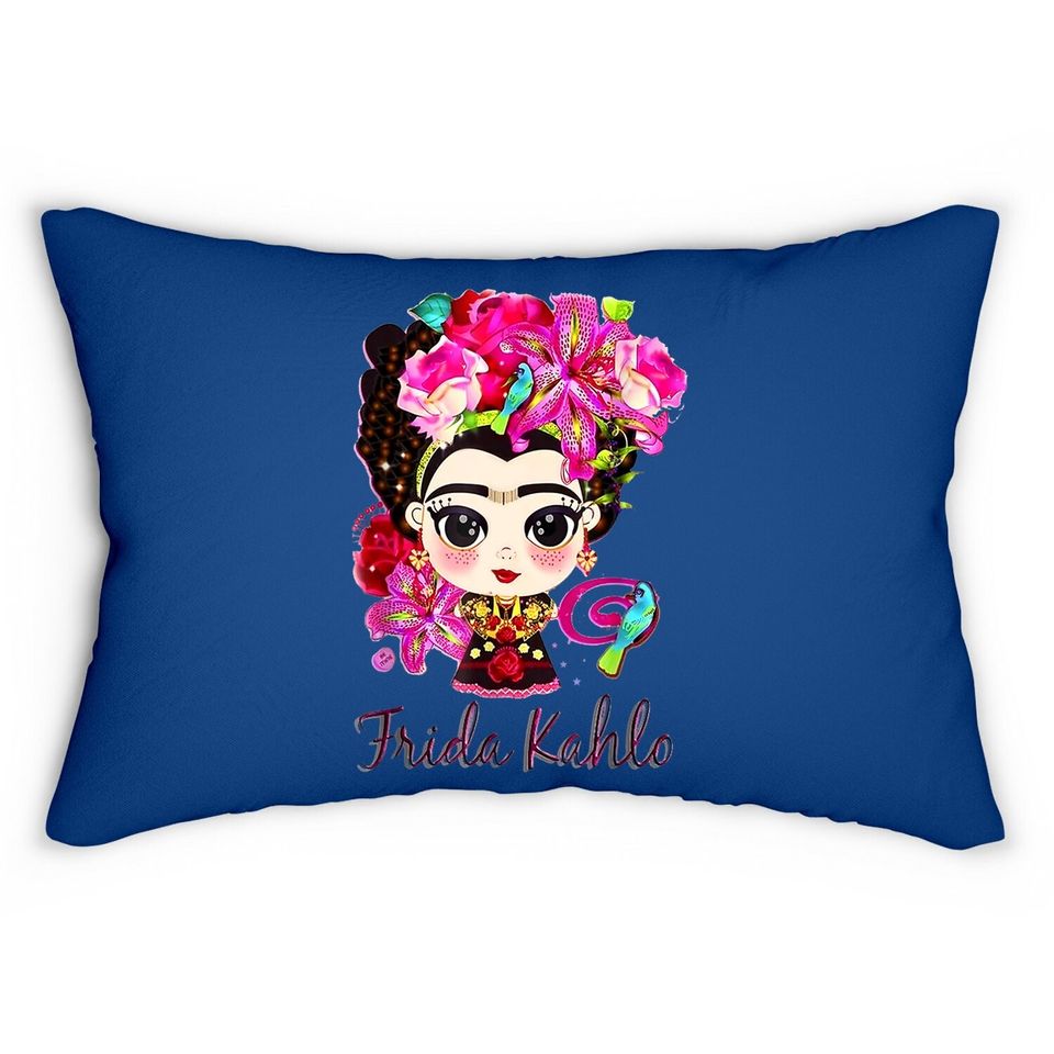 Love Kahlos Design Arts Fridas Outfits La Pintoras Mexicans Lumbar Pillow