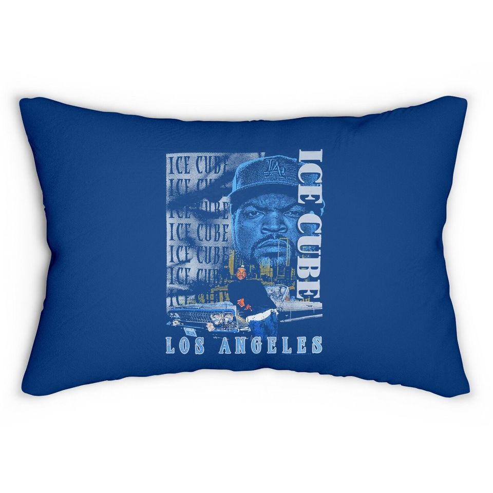 Ice Cube Los Angeles Lumbar Pillow
