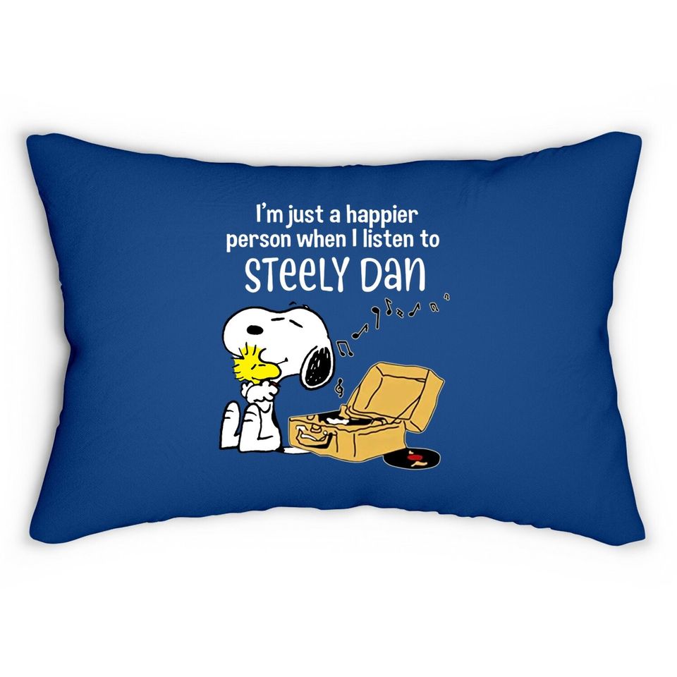 Steely Dan Happier When Listen To Steely Dan Birthday Lumbar Pillow