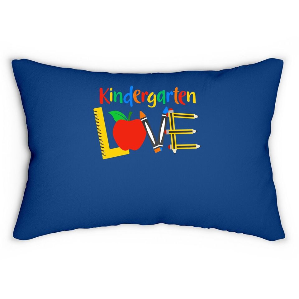 Kindergarten Love Teacher  lumbar Pillow