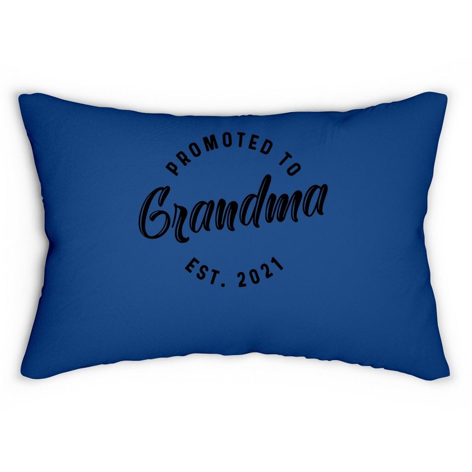 Promoted To Grandma 2021 Lumbar Pillow