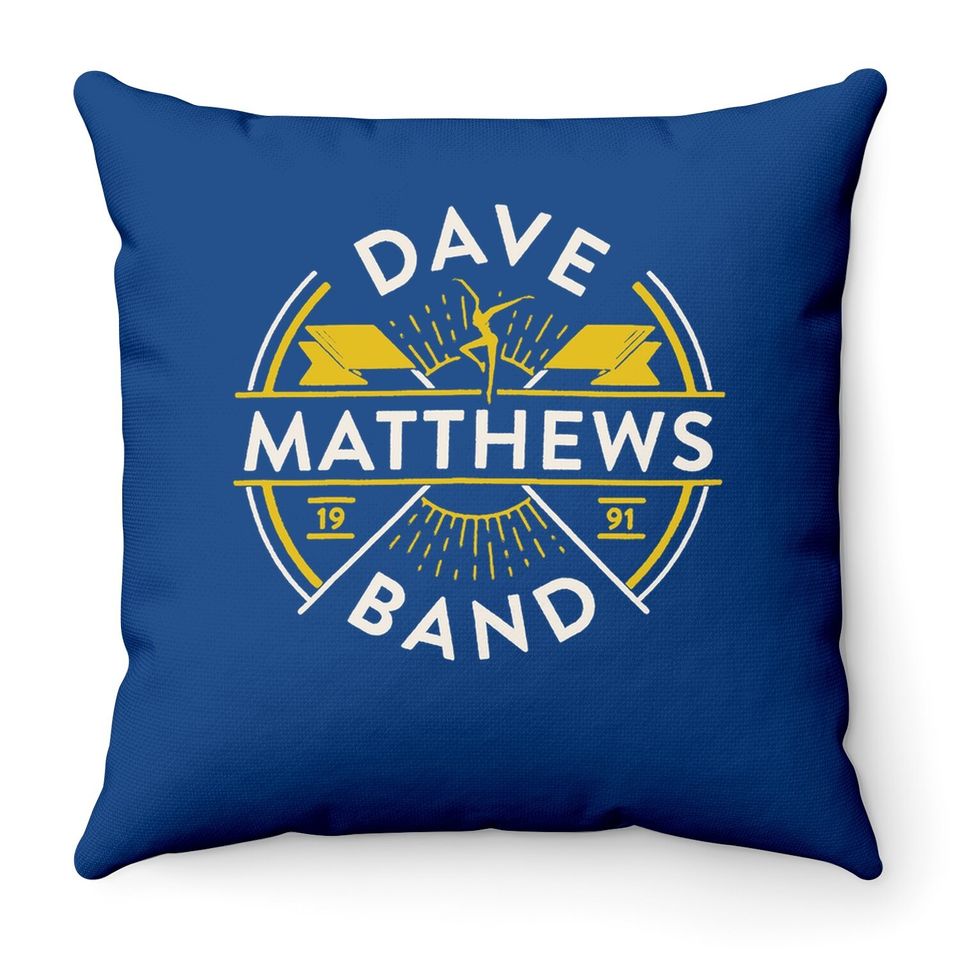 Dave Matthews Band Flag Throw Pillow