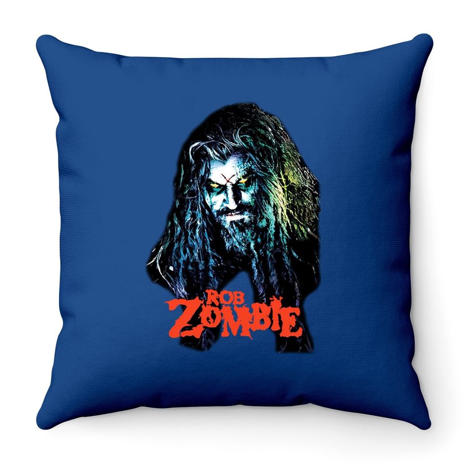 Rob Zombie Throw Pillow