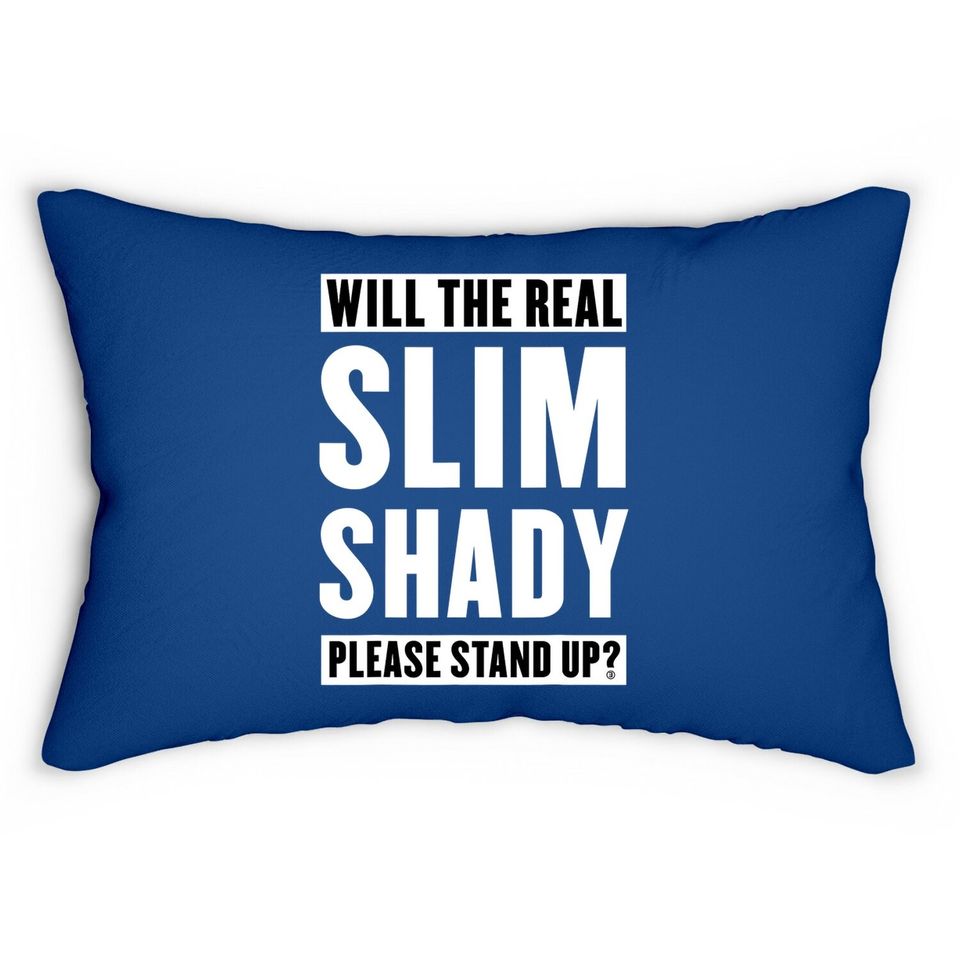 Eminem Please Stand Up Lumbar Pillow
