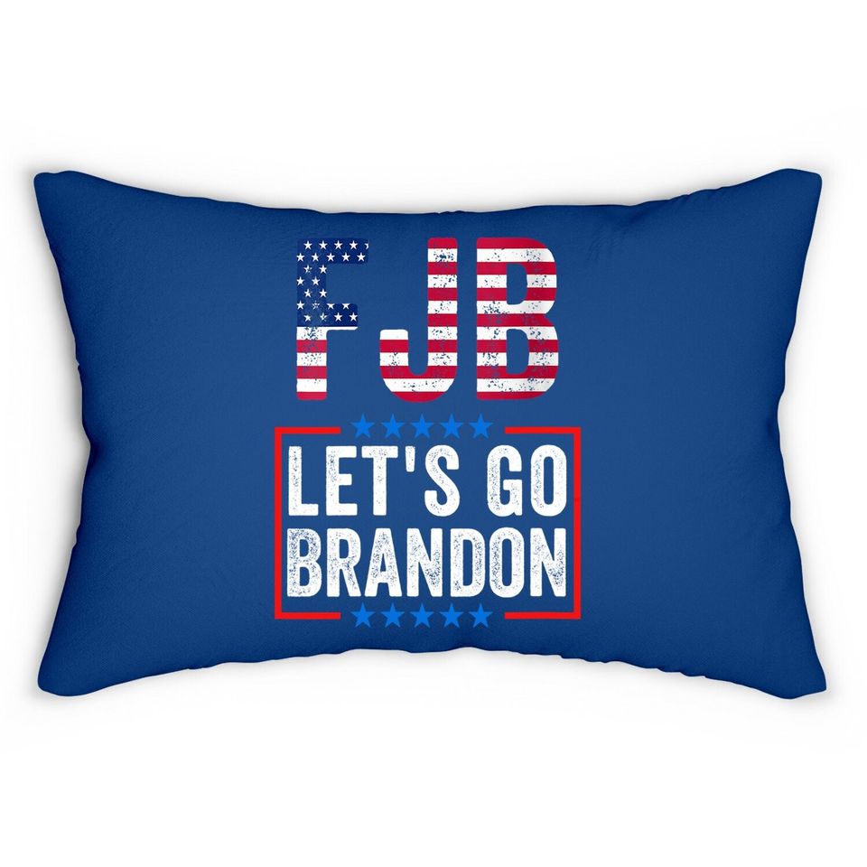 Let’s Go Brandon Chant Lumbar Pillow