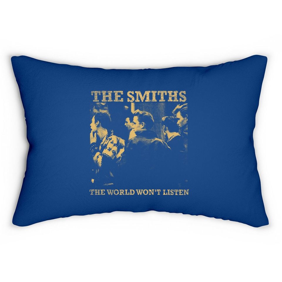 The Smiths The World Won't Listed Lumbar Pillow