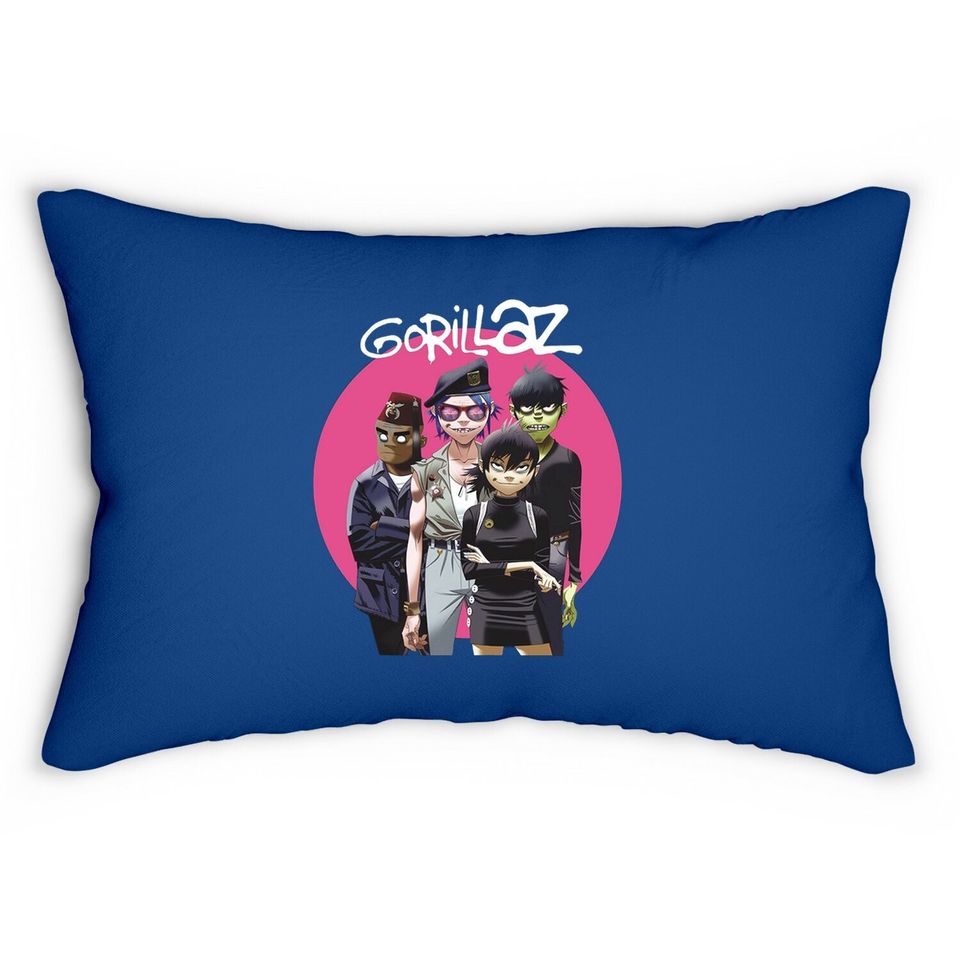 Gorillaz Humanz Band Lumbar Pillow
